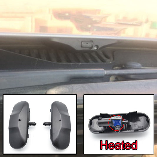 2Pcs/Set Front Washer Nozzles Jet Heated for VW for Skoda Superb Yeti for Seat Alhambra Q