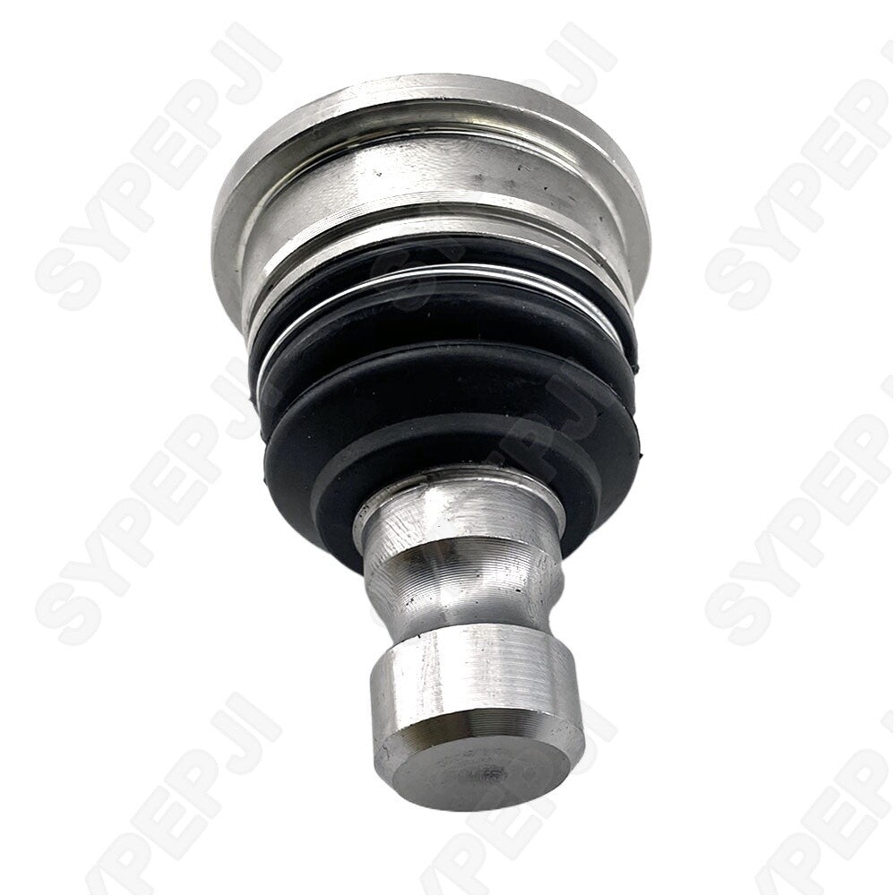 Two-piece front lower ball joint for 2001-14 for Hyundai Santa Fe and for Kia Sorrento 2.4L/2.7L engines.