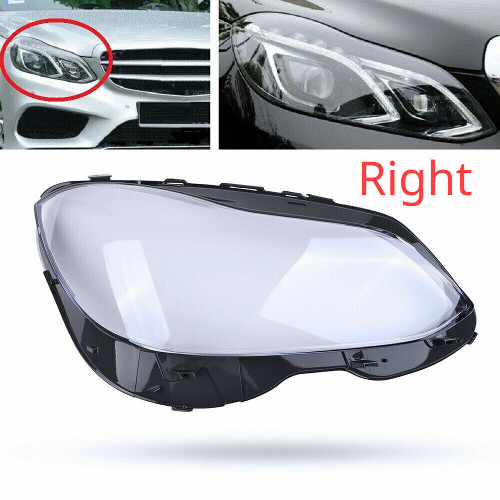 Right Side Headlight Clear Lens Cover for Benz W212 E-Class E350 2014 2015-2016 Q