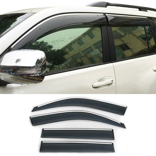 for Lexus GX460 2010-2023 Car Window Wind Visors Sun Rain Guard Vent Deflectors