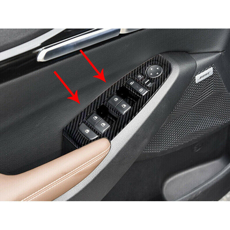 Black Leather Car Steering Wheel Cover Anti-Slip For Model 3 Y Accessories- v