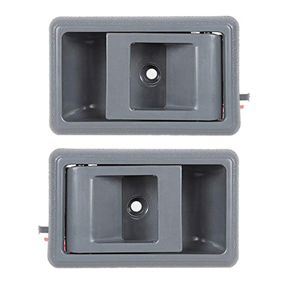 Suitable for interior door handles, right and left side set, grey, for Tacoma 4 Runner pickup trucks. n