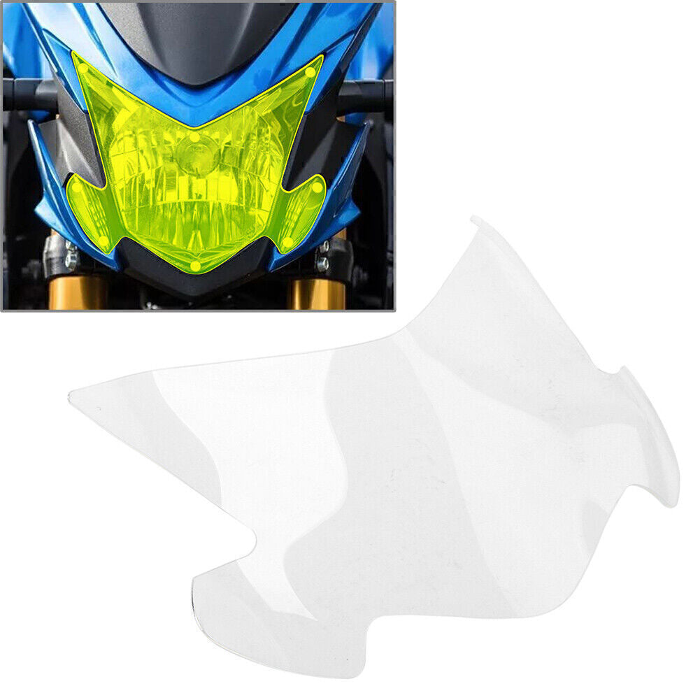 for SUZUKI GSX-S750 2015-21 Headlight Guard Shield Screen Lens Cover Transparent