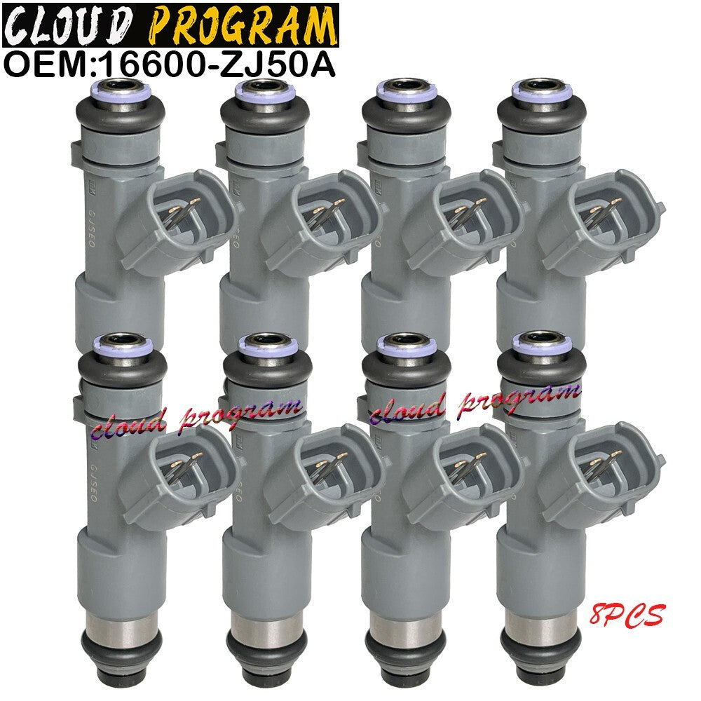8PCS VK56DE VQ40DE Fuel injector For 06-2015 Armada Titan Frontier V8 4.0 n