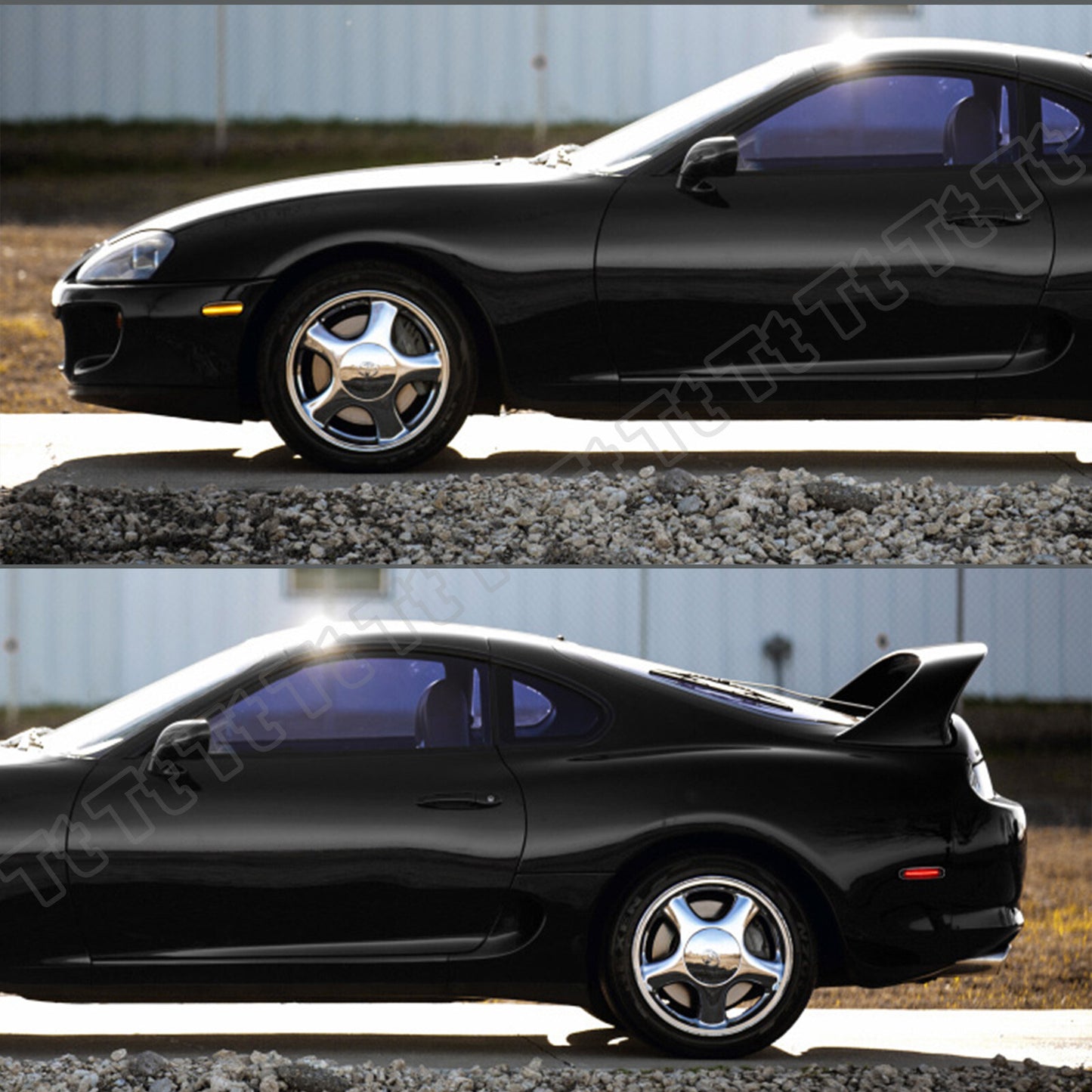 Suitable for 93 - 98 for Supra Mk4 LED front and rear bumper side marker lights smoked lens - v