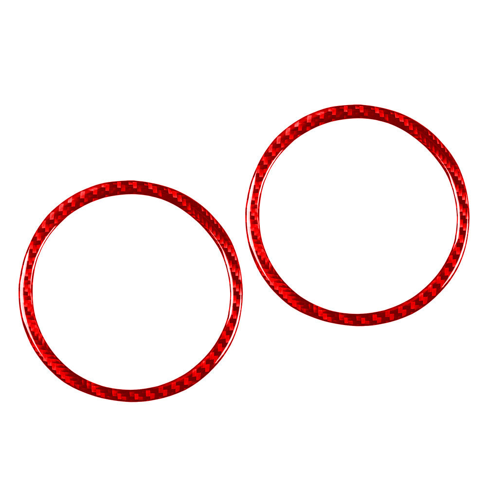 Demist Air Conditioner Vent Outlet Ring Trim for Audi TT 8N 2001-06 Carbon Red