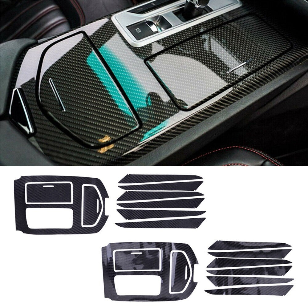 Door Panel Gear Shift Box Cover Trim Sticker Fit for Maserati Ghibli 2014-2017 n