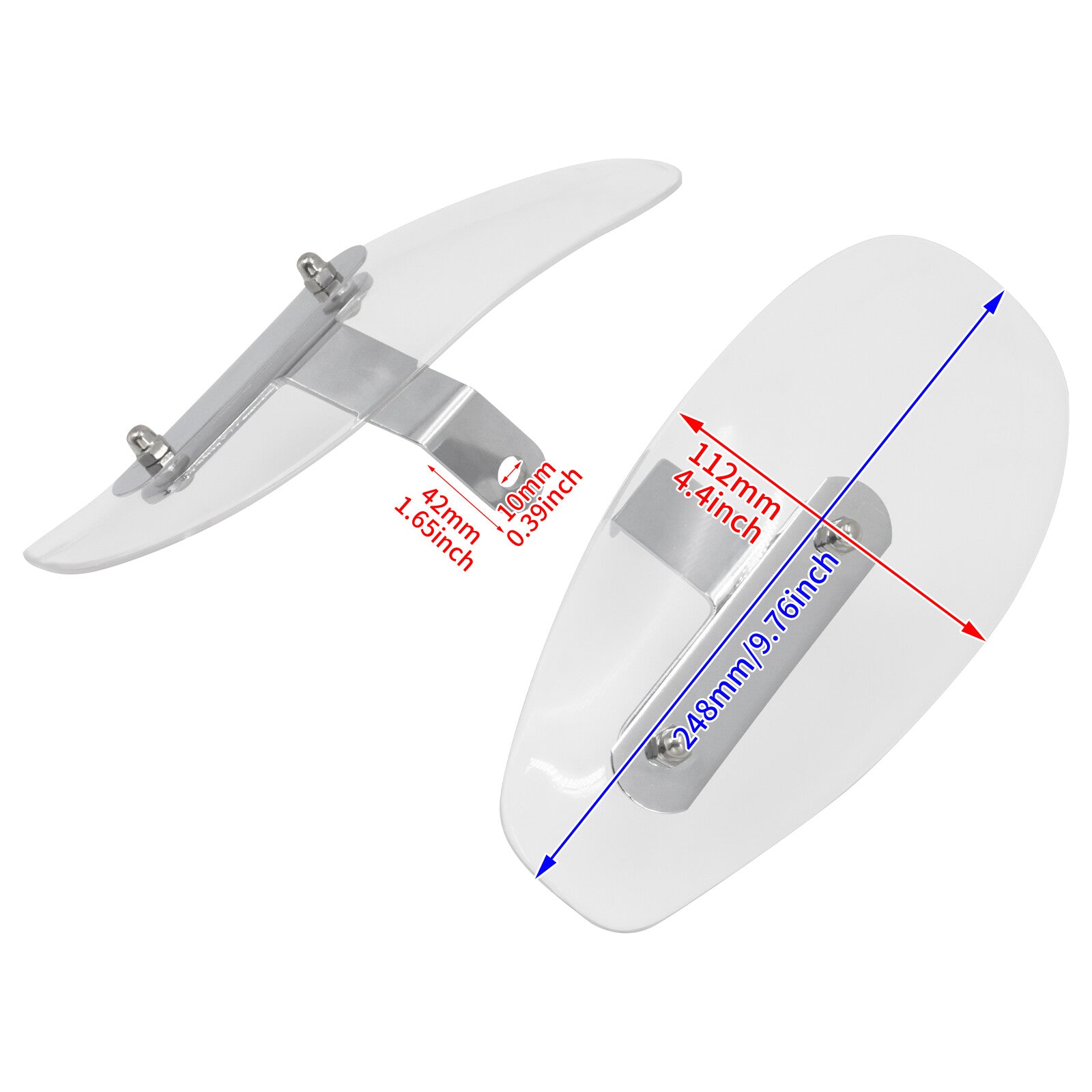 Clear Hand Guard Wind Protector Deflector Shield Fit For Universal for Harley for Honda