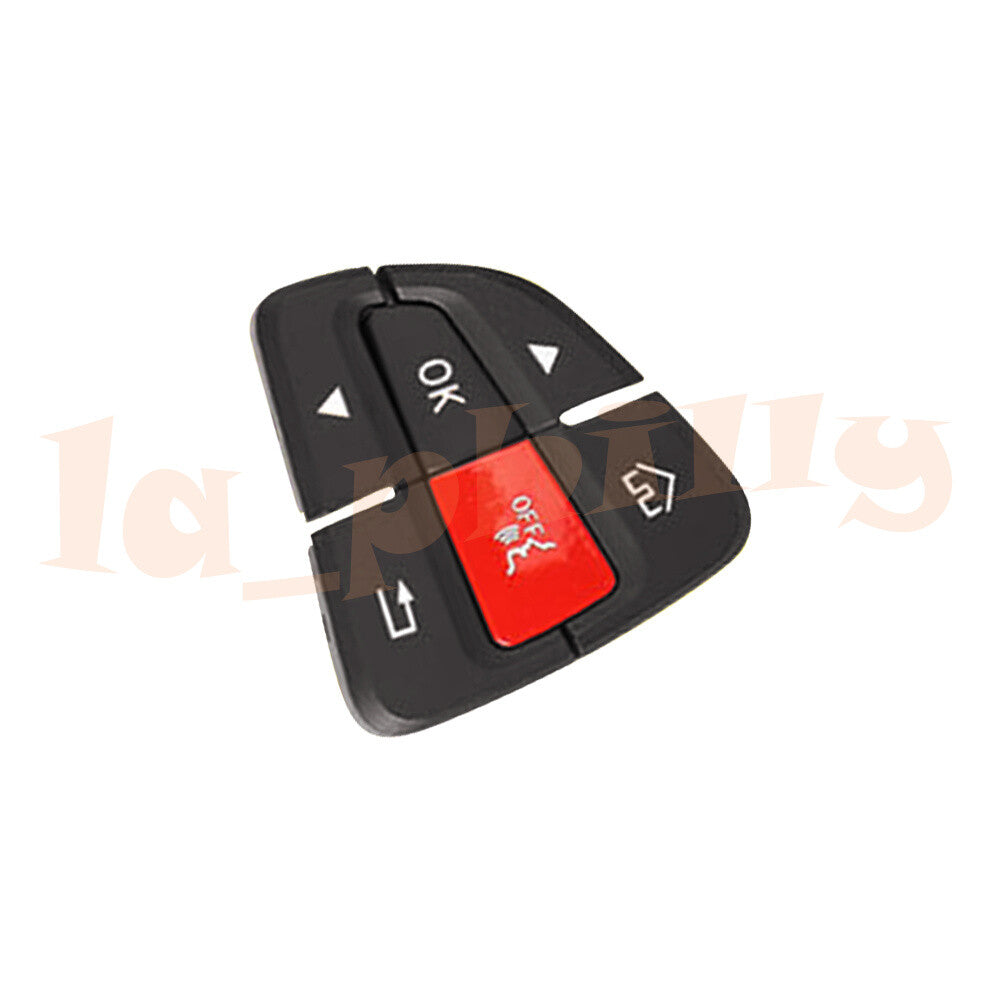 Red Steering Wheel Switch Button Cover Repair Kit for 14-18 for Benz W205 C-class Q