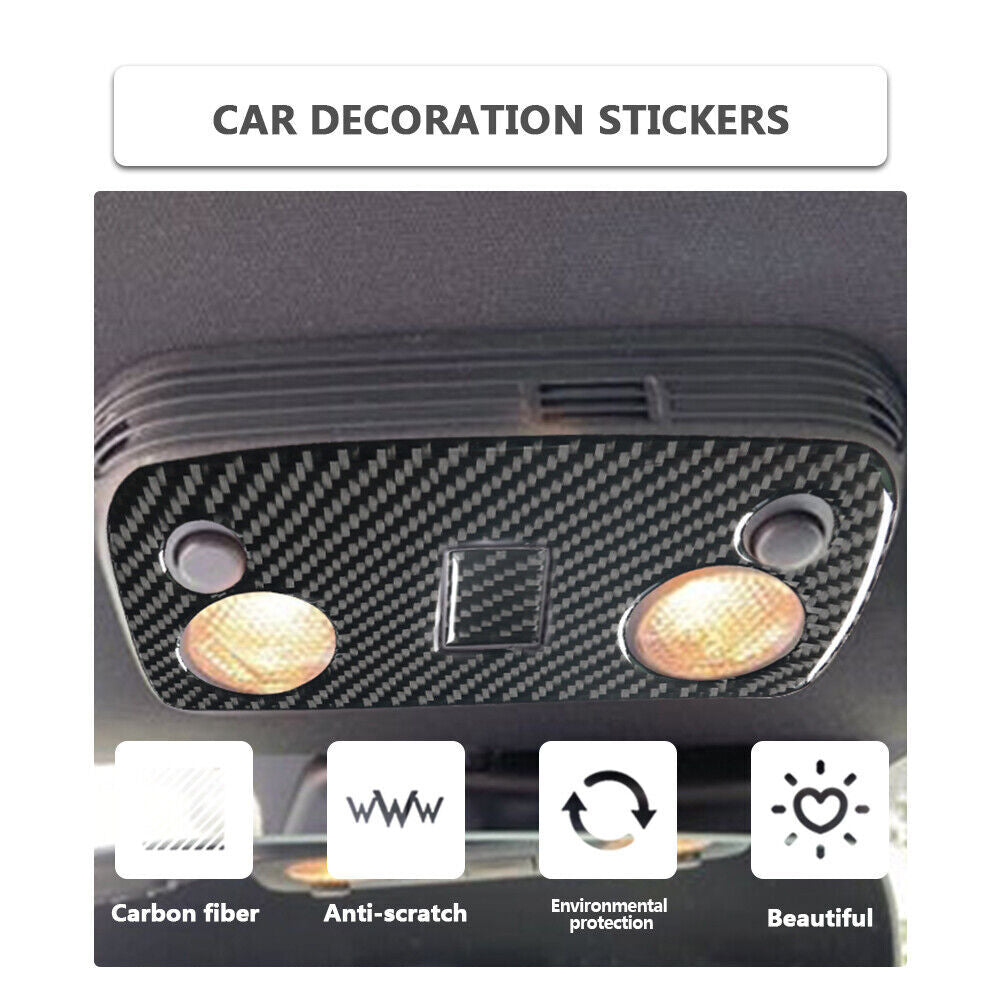 Carbon Fiber Indoor Overhead Console Cover Trim  for ford  for Mustang 2005-2009