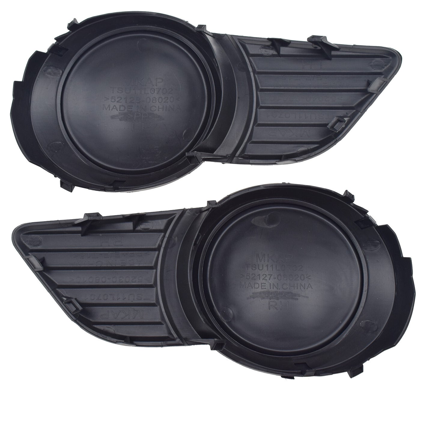 Two-piece fog light cover set, left and right, suitable for Sienna 2011-16 5212708020, 5212808020- n