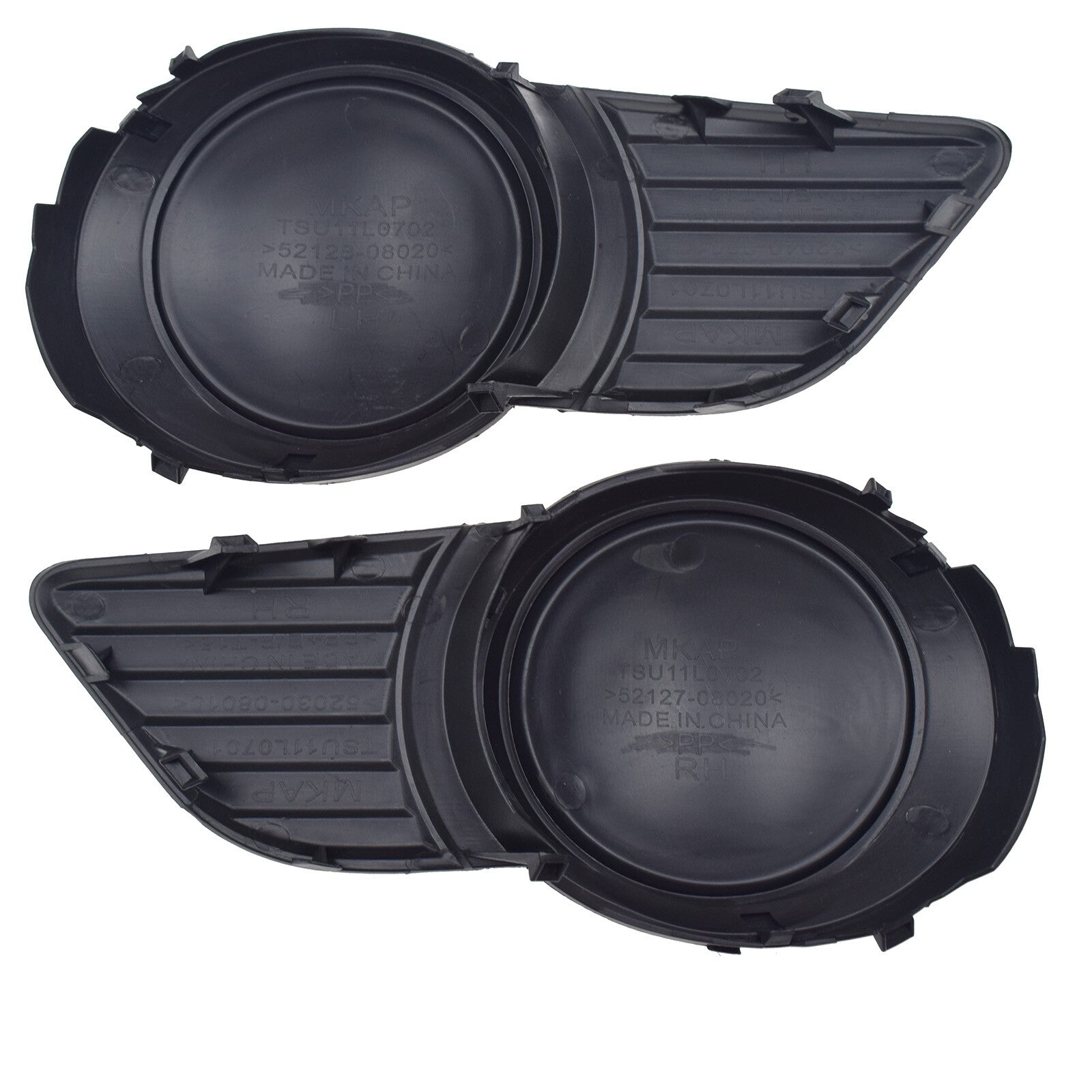 Two-piece fog light cover set, left and right, suitable for Sienna 2011-16 5212708020, 5212808020- n