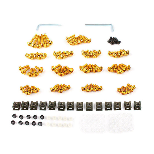 Motorrad Karosserie Verkleidung Schrauben Gold F¨¹r for Kawasaki ZX6R ZX9R ZX7R