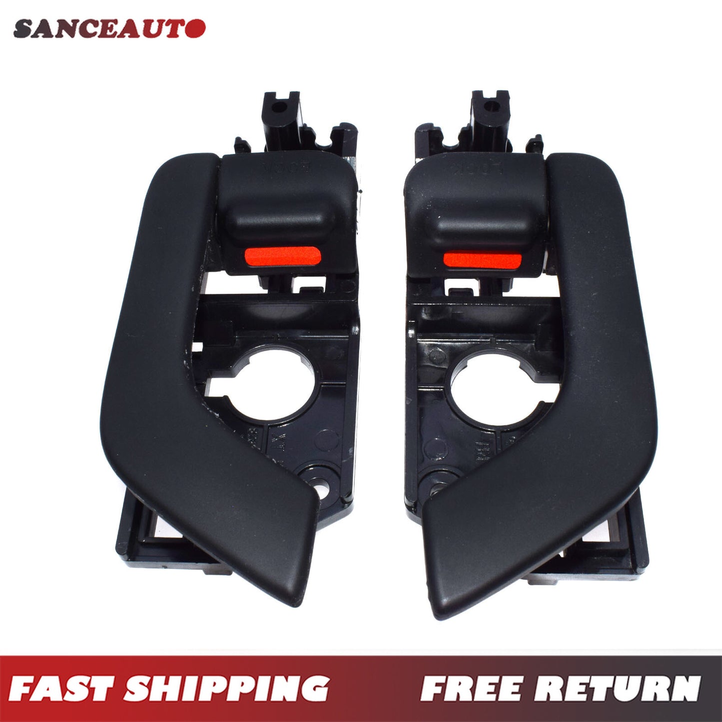 2-Piece Set of Interior Door Handles (Right & Left) for Hyundai Tiburon 2003 - 2008 (Brand New) n