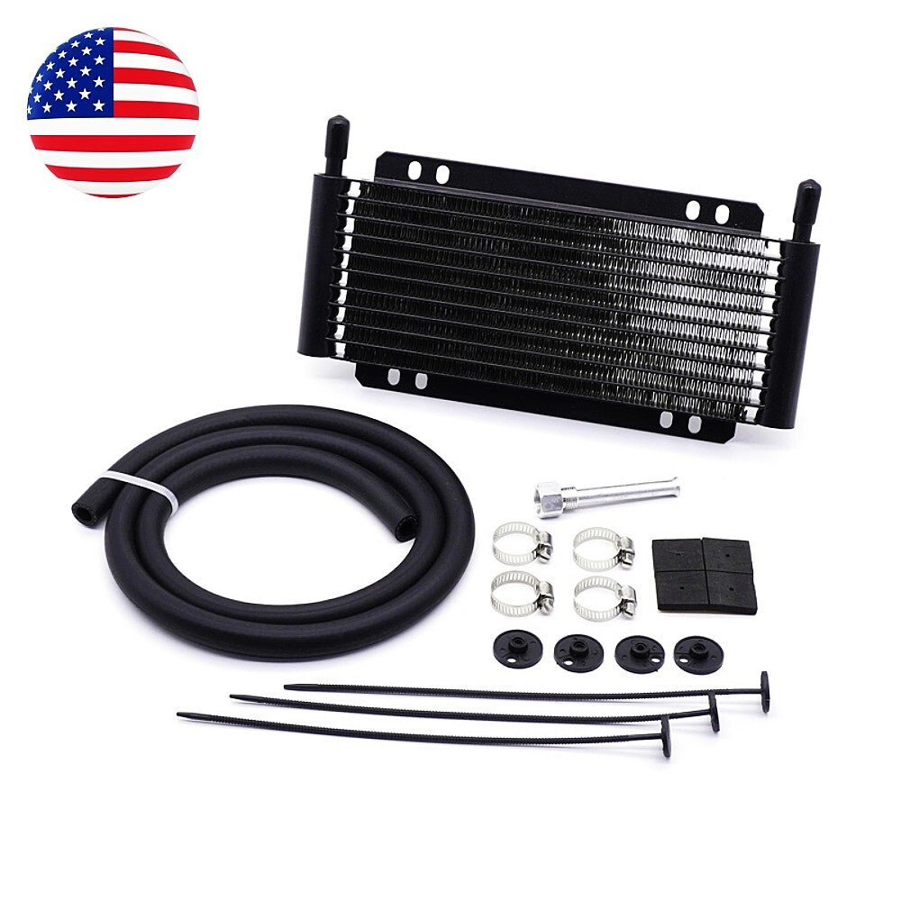 11-row automotive high-speed CNC cold automatic transmission oil cooler radiator cooling fan - n