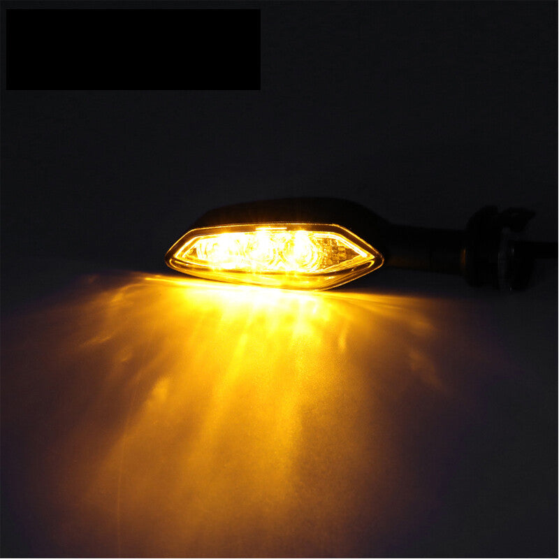 2-pack of motorcycle LED turn signal lights, amber color, 1W, suitable for . n