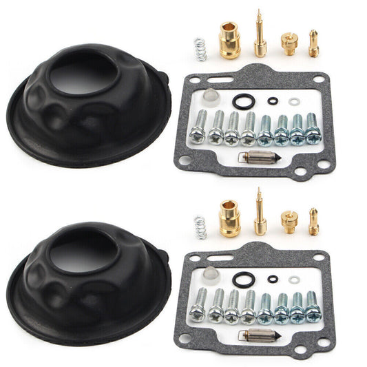 Carburetor Carb Repair Kit w/Plunger Diaphragm for Yamaha XV750 Virago 750 88-97 Q