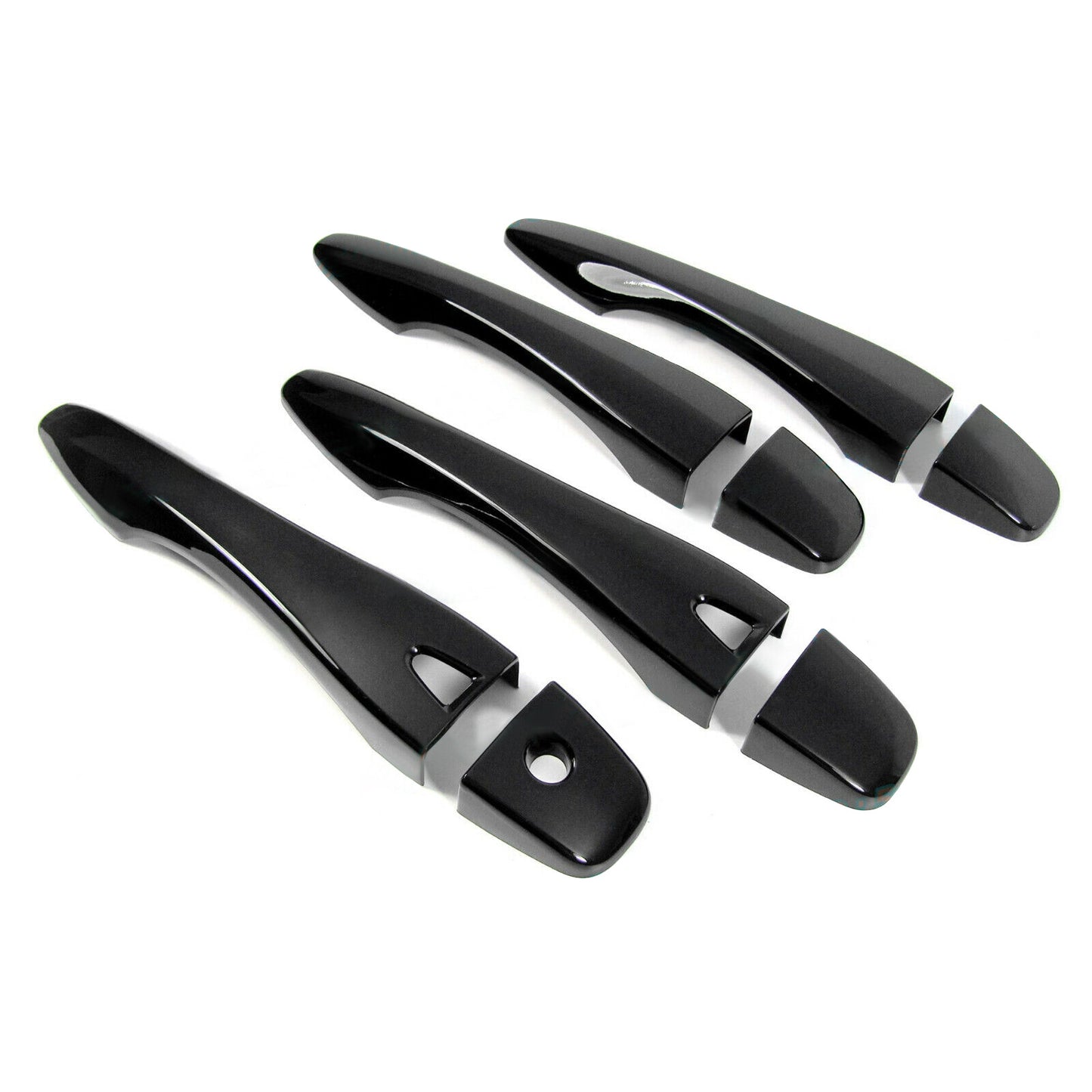 for Nissan Altima 2013-2018 Door Handle Covers Trim with for Smart Hole Glossy Black