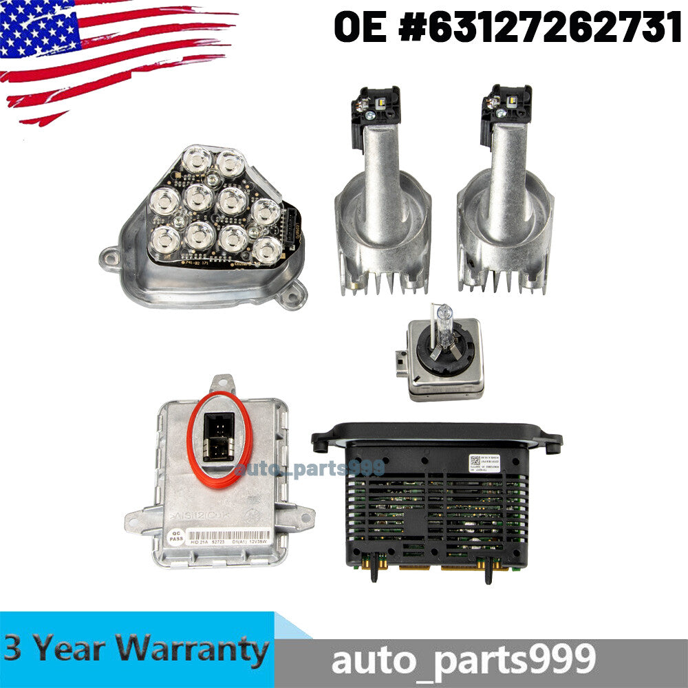 Xenon ballast bulb LED module diode kit LH for 2011-2013 5 528i 535i n