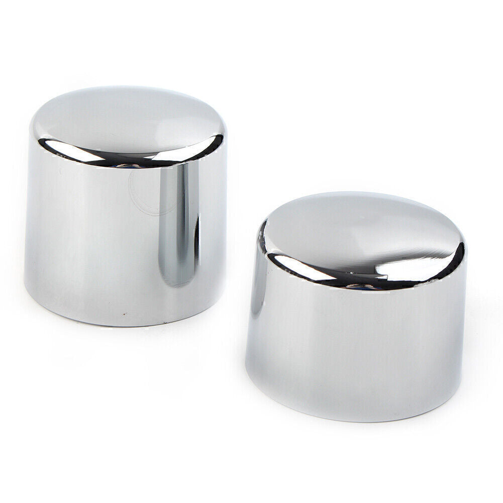 Aluminum Axle Cap Nut Cover for Harley Softail Deuce FXSTD Springer
