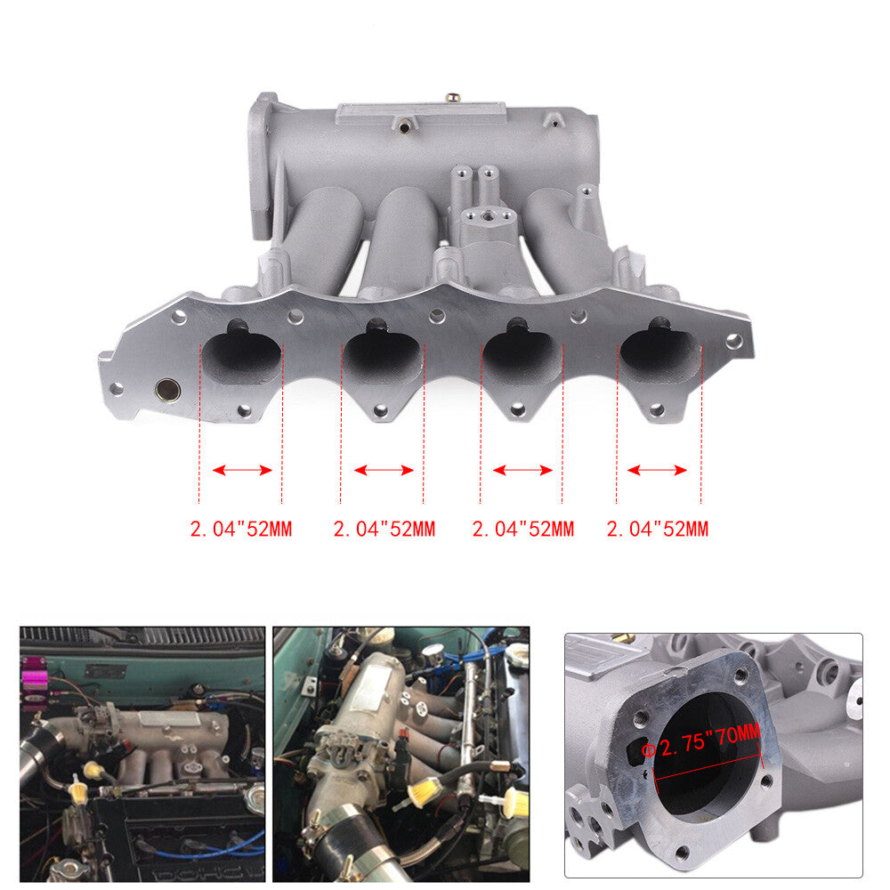 For Integra 1994 - 2001 GS-R Aluminum Intake Manifold Upgrade Bolt On Q