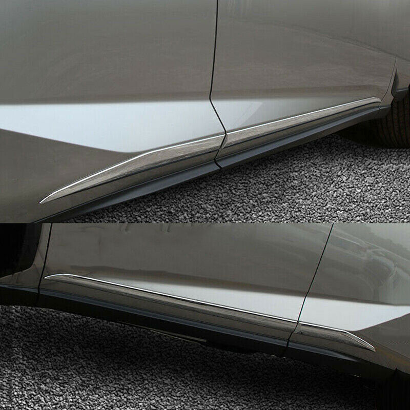 for Lexus NX200t NX300h 2015-2021 Chrome ABS Door Body Side Strip Cover Trim Set