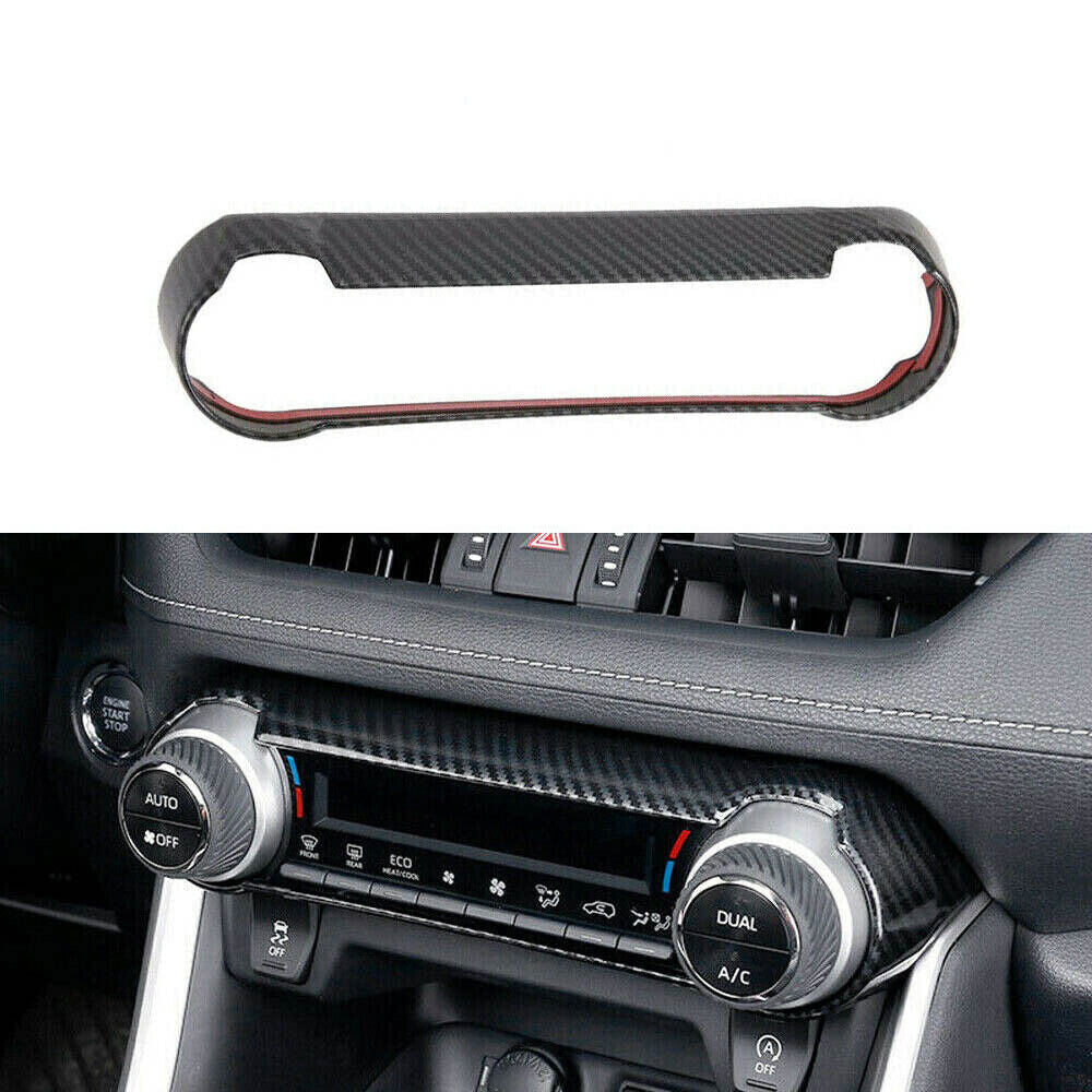 For Rogue 2021-2022 Carbon Fiber ABS Front Fog Light Frame Cover Trim v