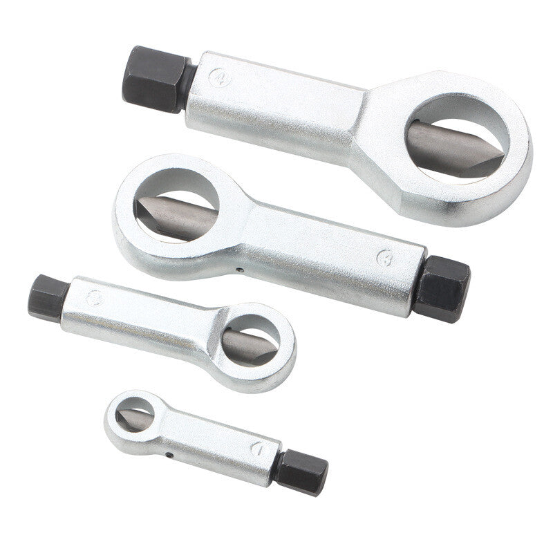 4pcs Metal Nut Splitter Cracker Rusty Nut Separator Tool for Removing Broken Nut