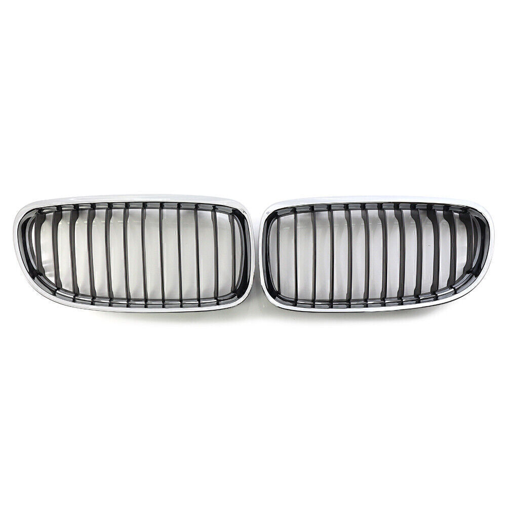 Chrome ABS, black, suitable for BMW E90, E91 LCI, 328i, 335i front kidney grille (2009 - 2011 10-).