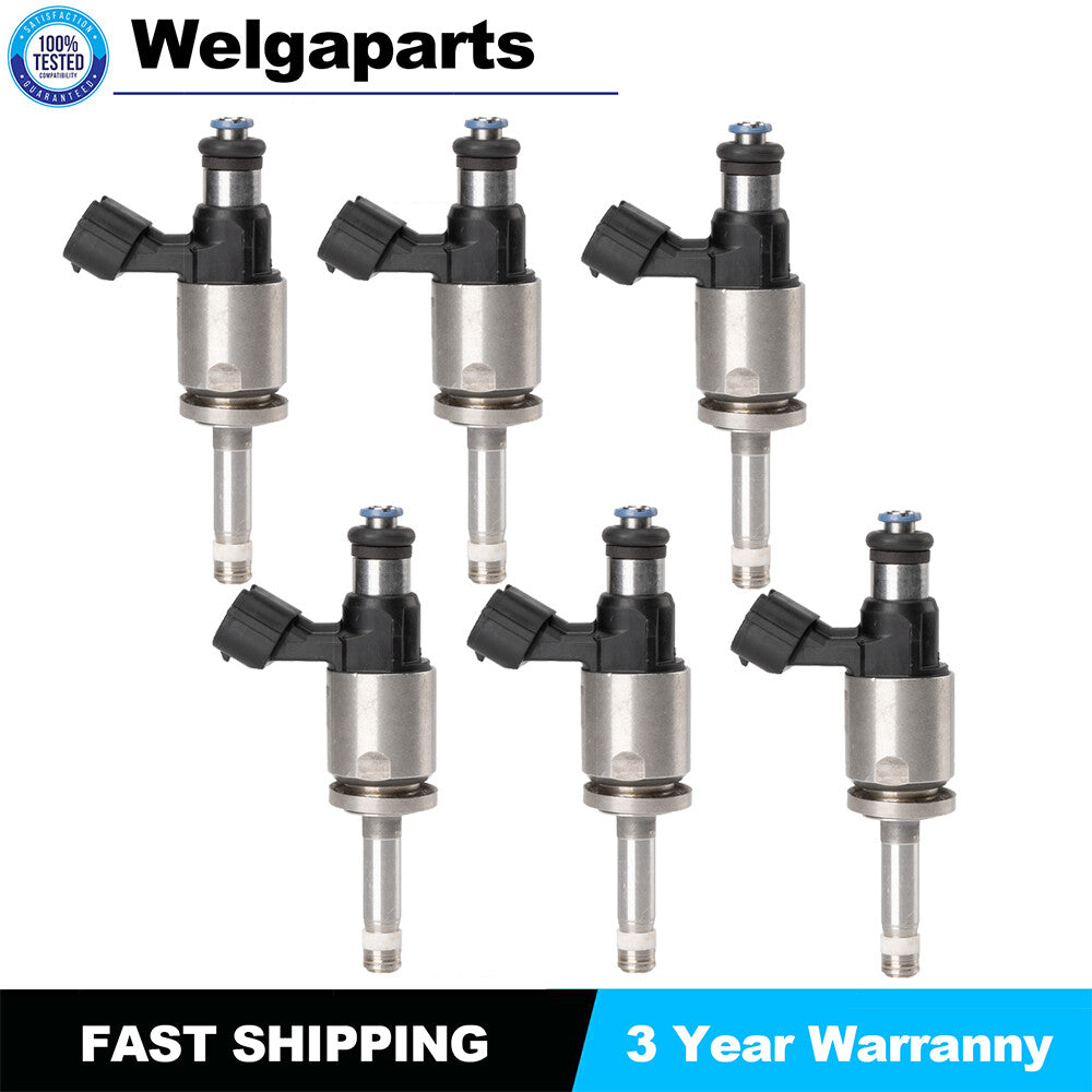 6Pcs Fuel Injector 23250-0P090 for Toyota Highlander for Sienna Tacoma 3.5L 2017-19