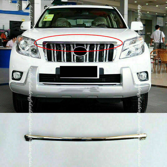 for Toyota Prado FJ150 2010-13 Chrome ABS Front Hood Cover strip Trim replace 1x
