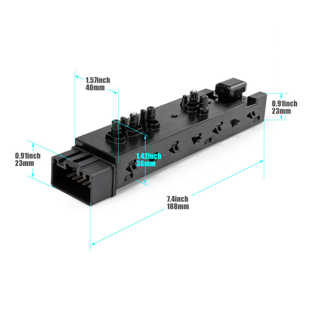 10-way left-hand drive front for seat adjustment control switch for Flex Power n