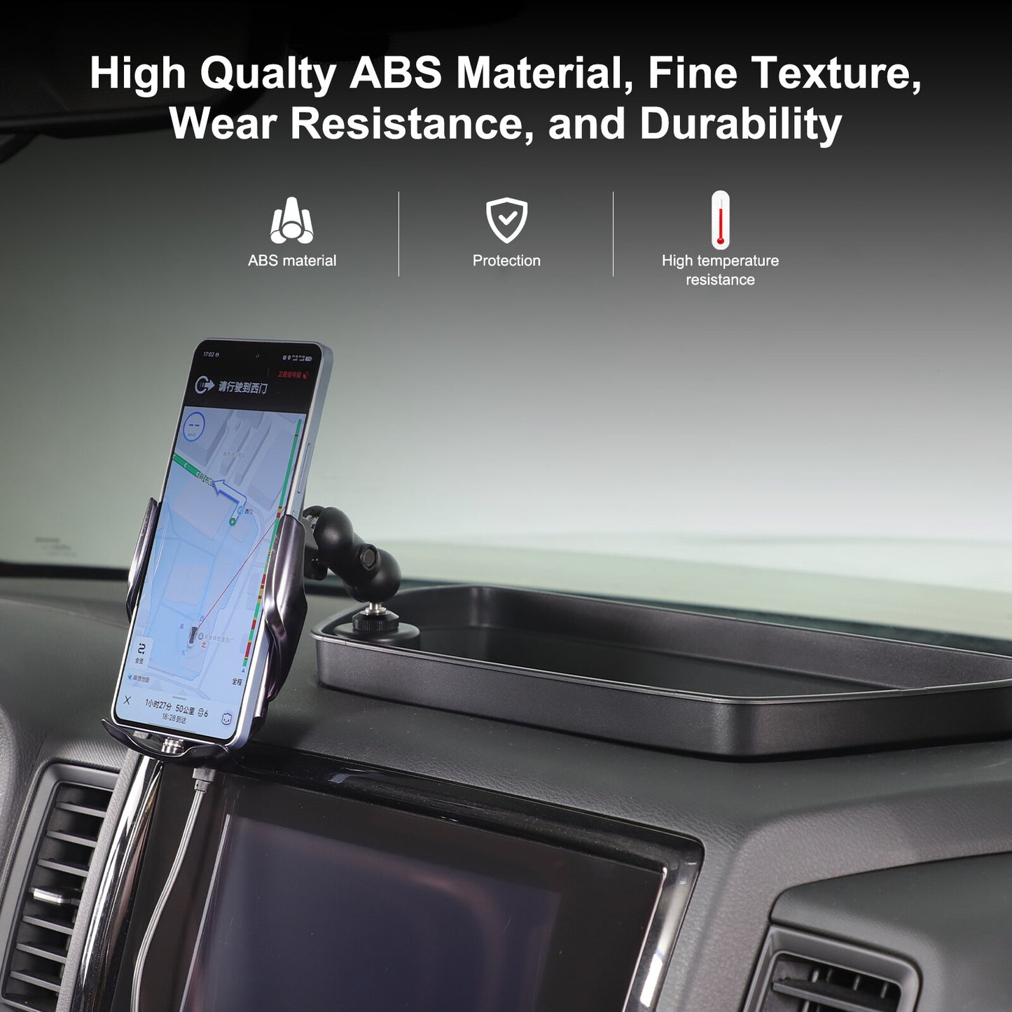 ABS Carbon Fiber Center Gear Panel Trim Cover for Range Rover Sport 2023 - 2024- v