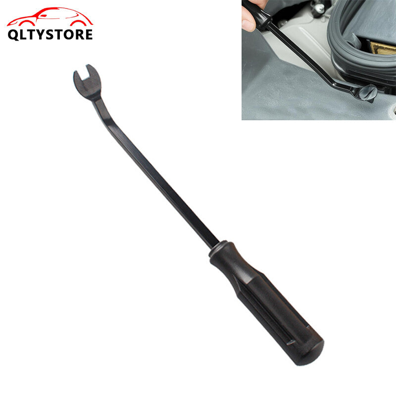 Car Door Panel Remover Body Retainer Clip Auto Trim Upholstery Pry Hand Tool Blk Q