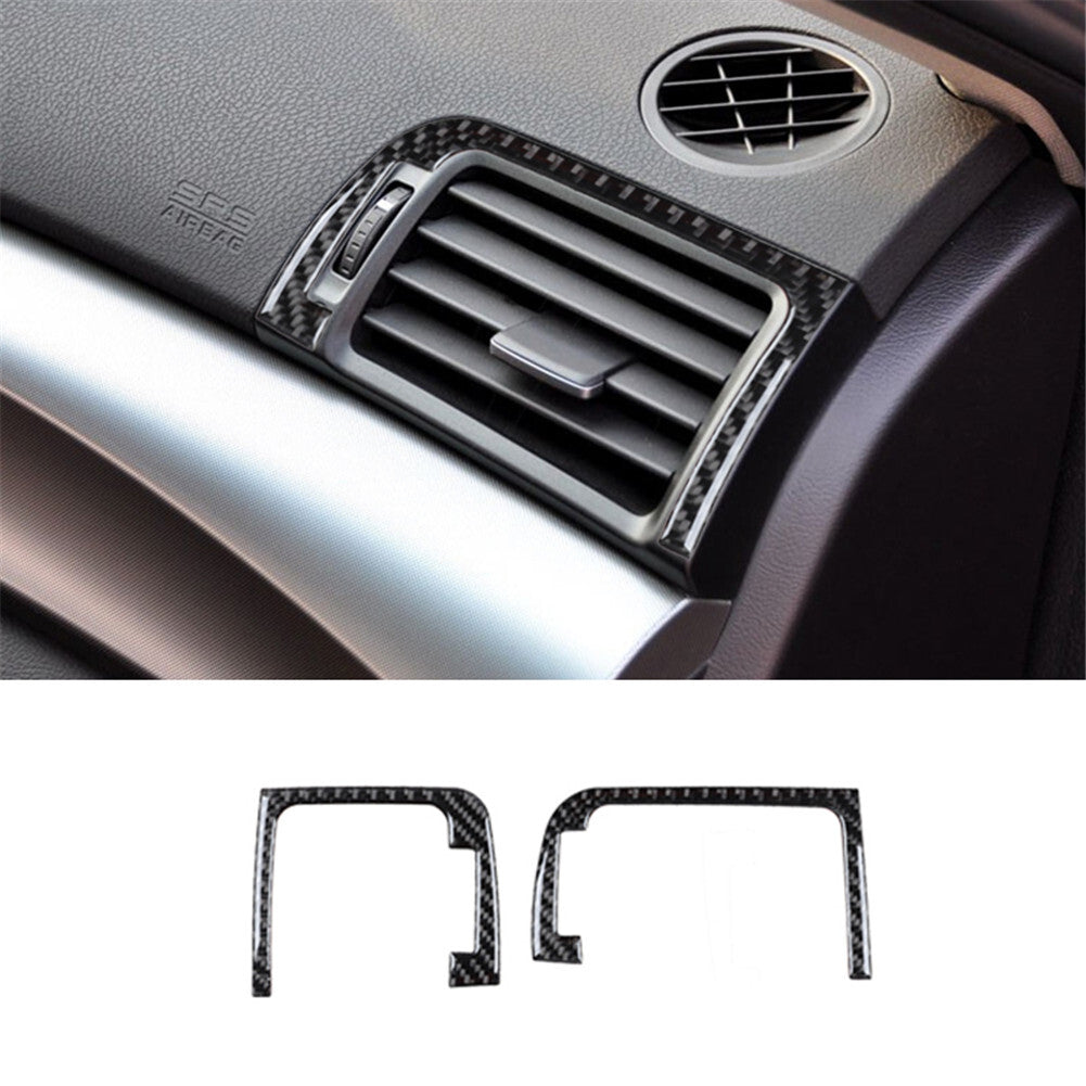 2x Carbon Fiber Interior Side Air Vent Outlet Cover Trim for ACURA TL 2009-2014
