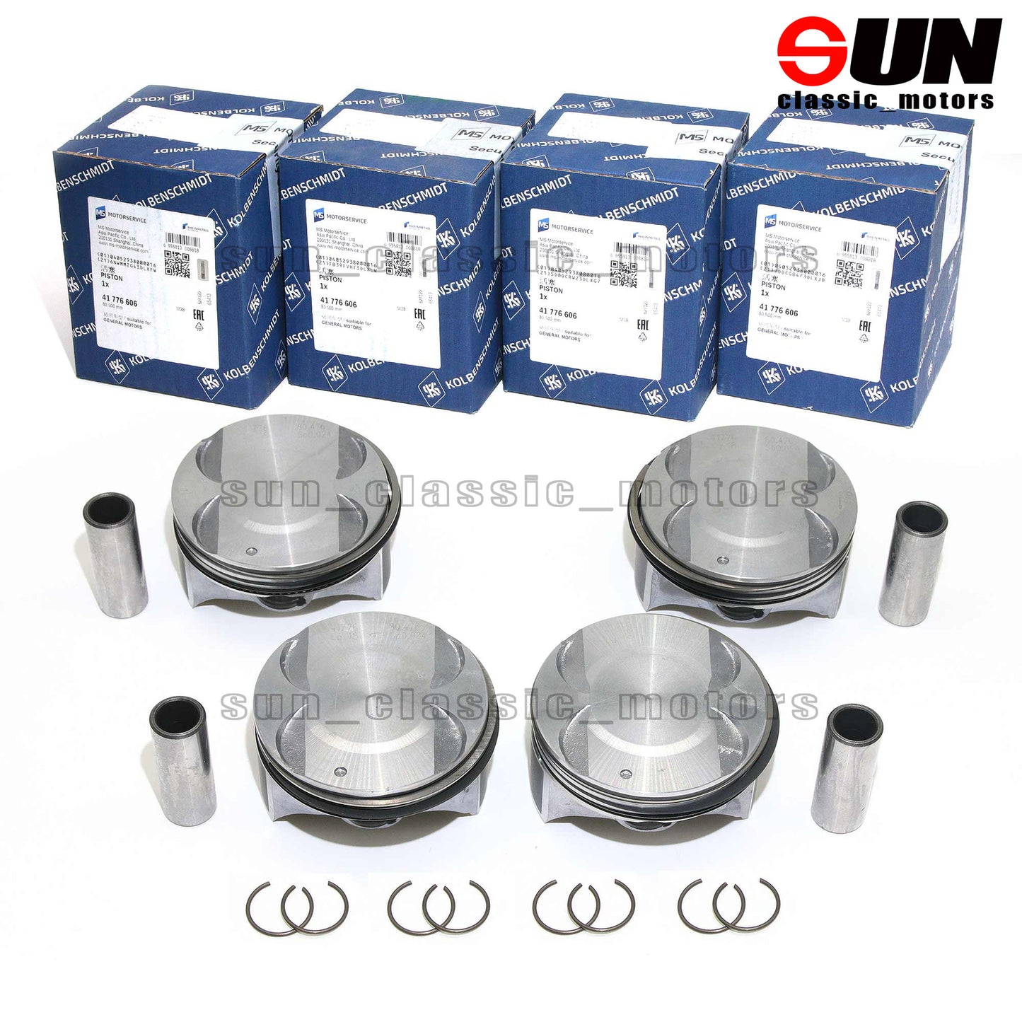 equipment manufacturer piston and ring kit for Buick Sonic for Cruze Trax 1.8L 55574537-