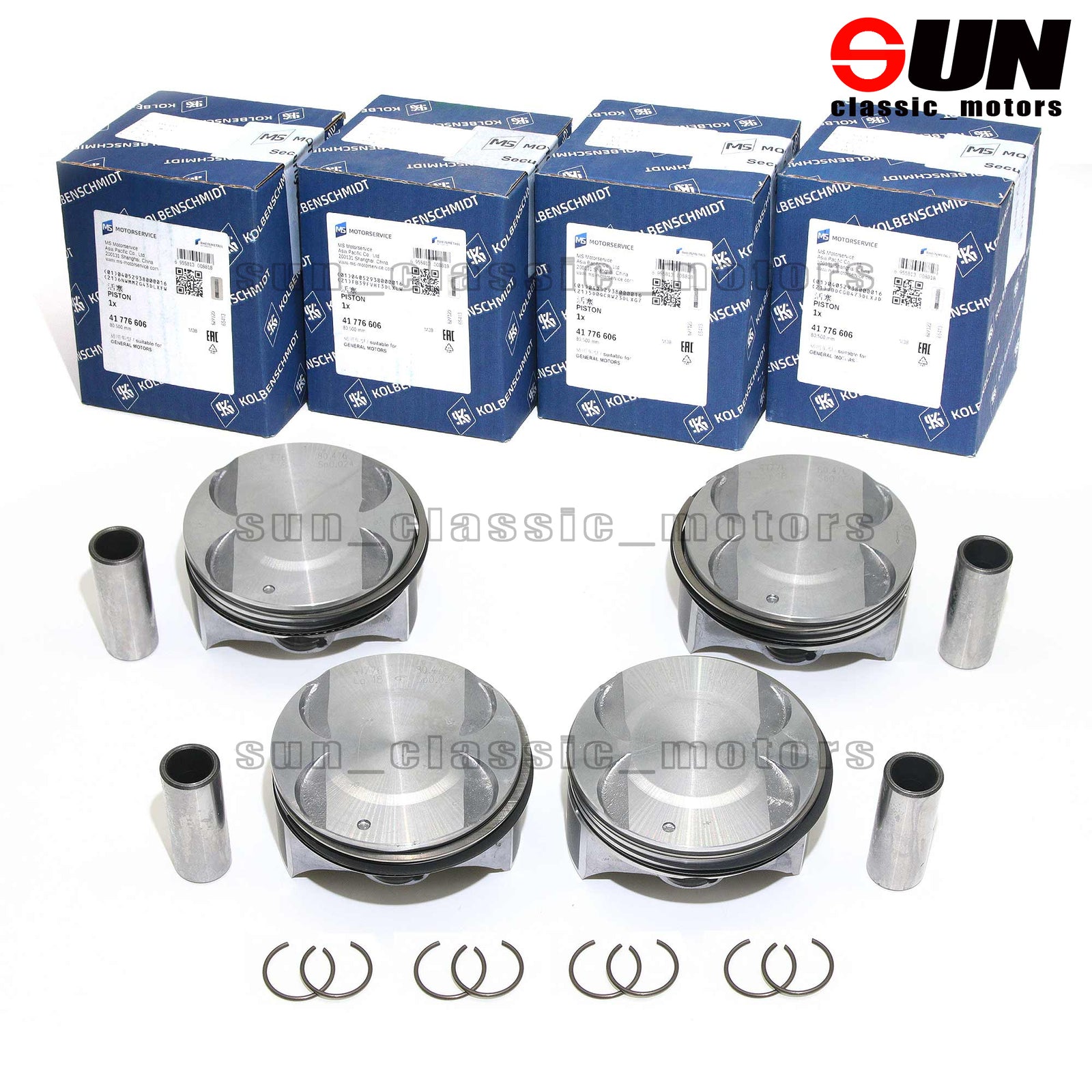 equipment manufacturer piston and ring kit for Buick Sonic for Cruze Trax 1.8L 55574537-