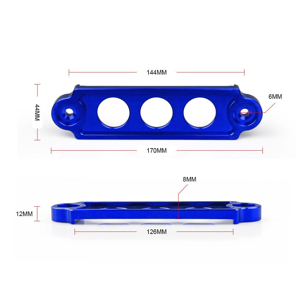 Blue Battery Tie Down Hold Bracket Lock Anodized for Honda for Civic CRX 88-00 Q