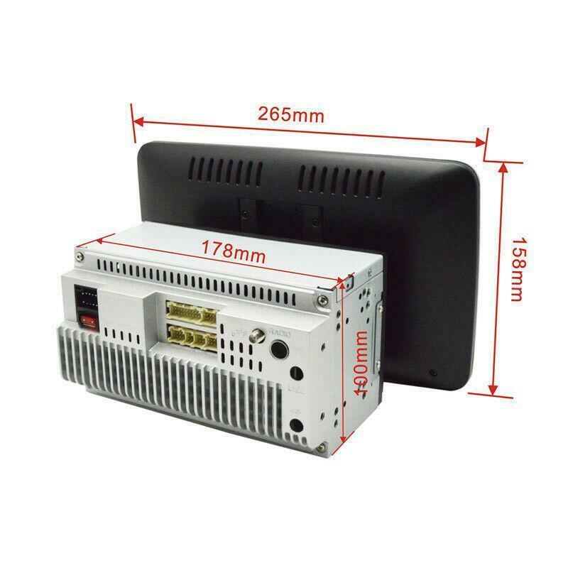 360¡ã Rotation Screen 2 Din 10.1 Android 9.1 Car Multimedia Radio GPS Navigation