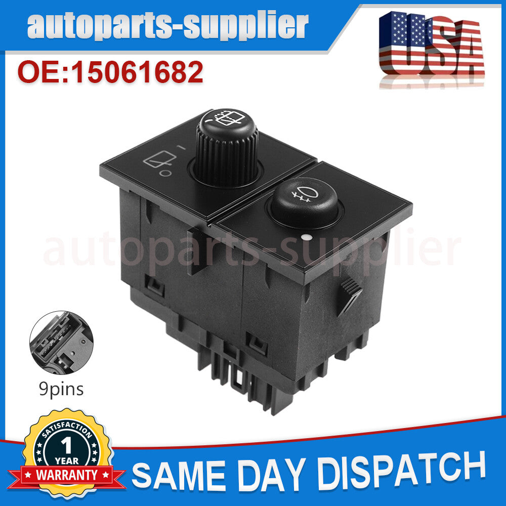 15061682 Fog light rear cover switch suitable for GimChill for Yukon for Cadillac for Escalade for Chevrolet Suburban 1500