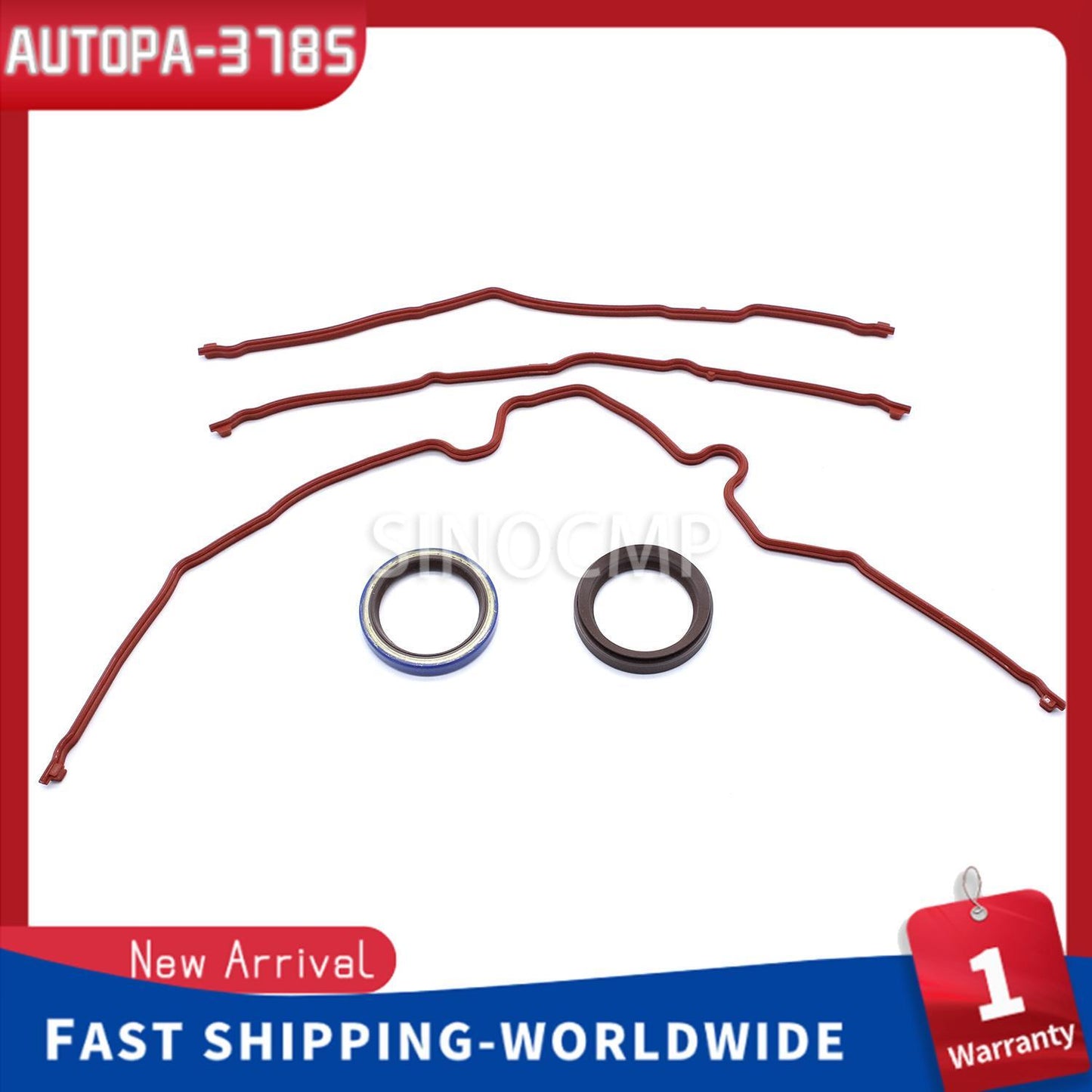 Timing Cover Gasket For 97-17 for Ford F150 F250 E250 E350 Econoline 5.4 6.8 2Valve