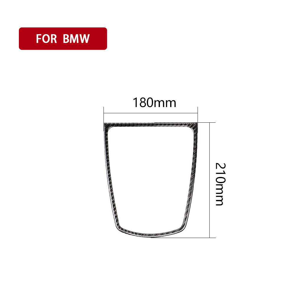 Carbon fiber speaker frame trim for BMW 5 Series F10 2011-2017