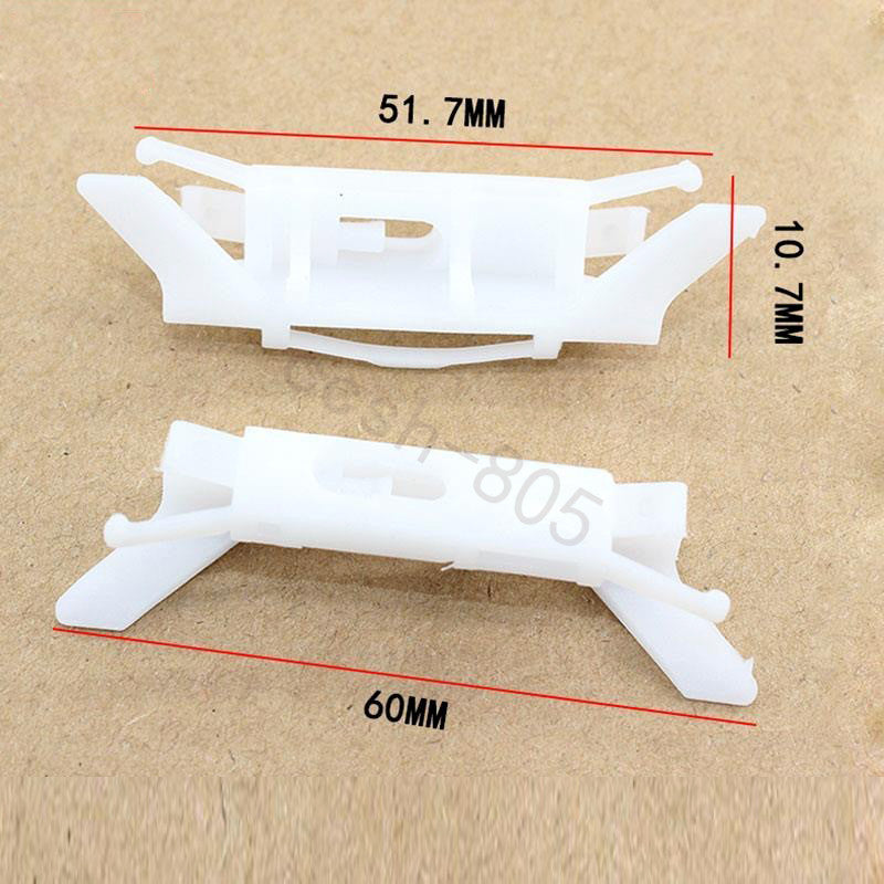 10 Pcs Car Roof Weather Strip Moulding Drip Rail Clips for Honda