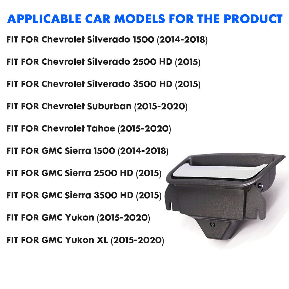 1-piece center console armrest latch handle suitable for 15-20 Suburban Tahoe for Yukon 22861304- n