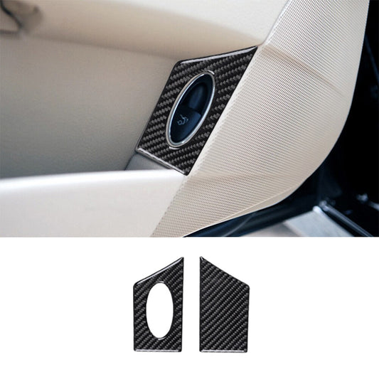 2x Carbon Fiber Interior Trunk Release Switch Cover Trim for Mercedes-Benz W211