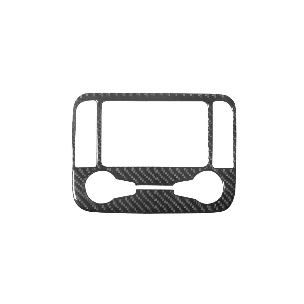Red for Mercedes R-Class 2009-2012 Rear Central Air Vent Trim Cover Carbon Fiber v