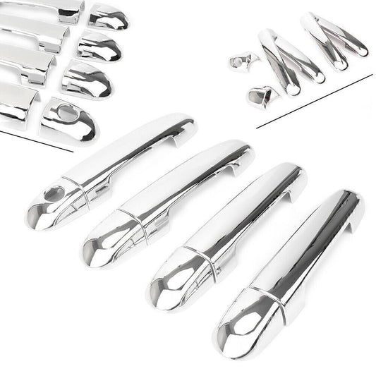 Car Door Handle Bar Cover Trim for KIA FORTE CERATO 2010 2011 2012 Chrome Auto Q