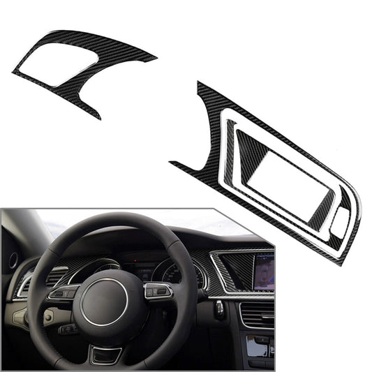 4x LHD Interior Instrument Panel Cluster Meter Dashboard Trim for Audi for A5 RS5 S5