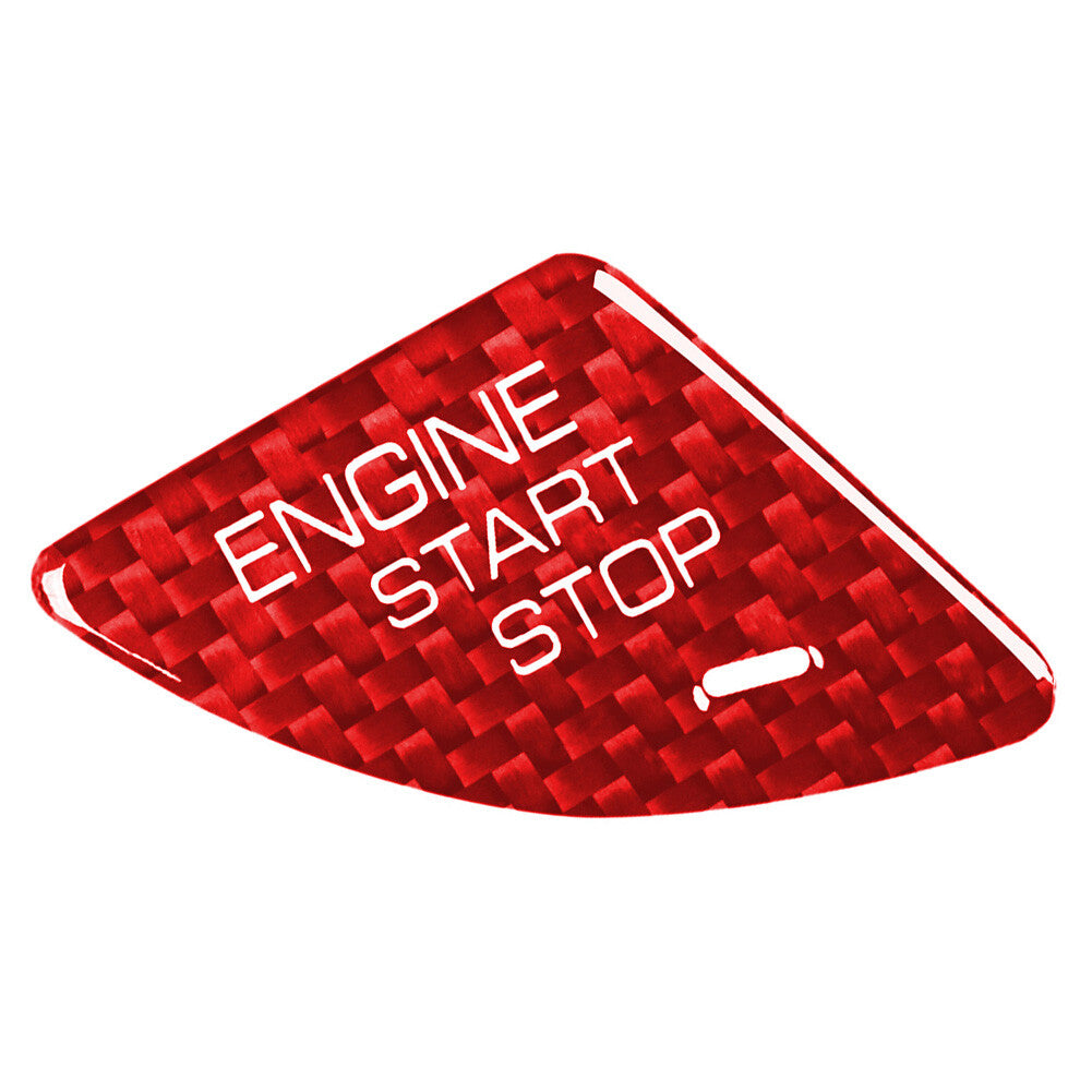 Engine Start Stop Button Trim Fit for Cadillac ATS 2013-2019 ATS-L 2014-2019 Red Car
