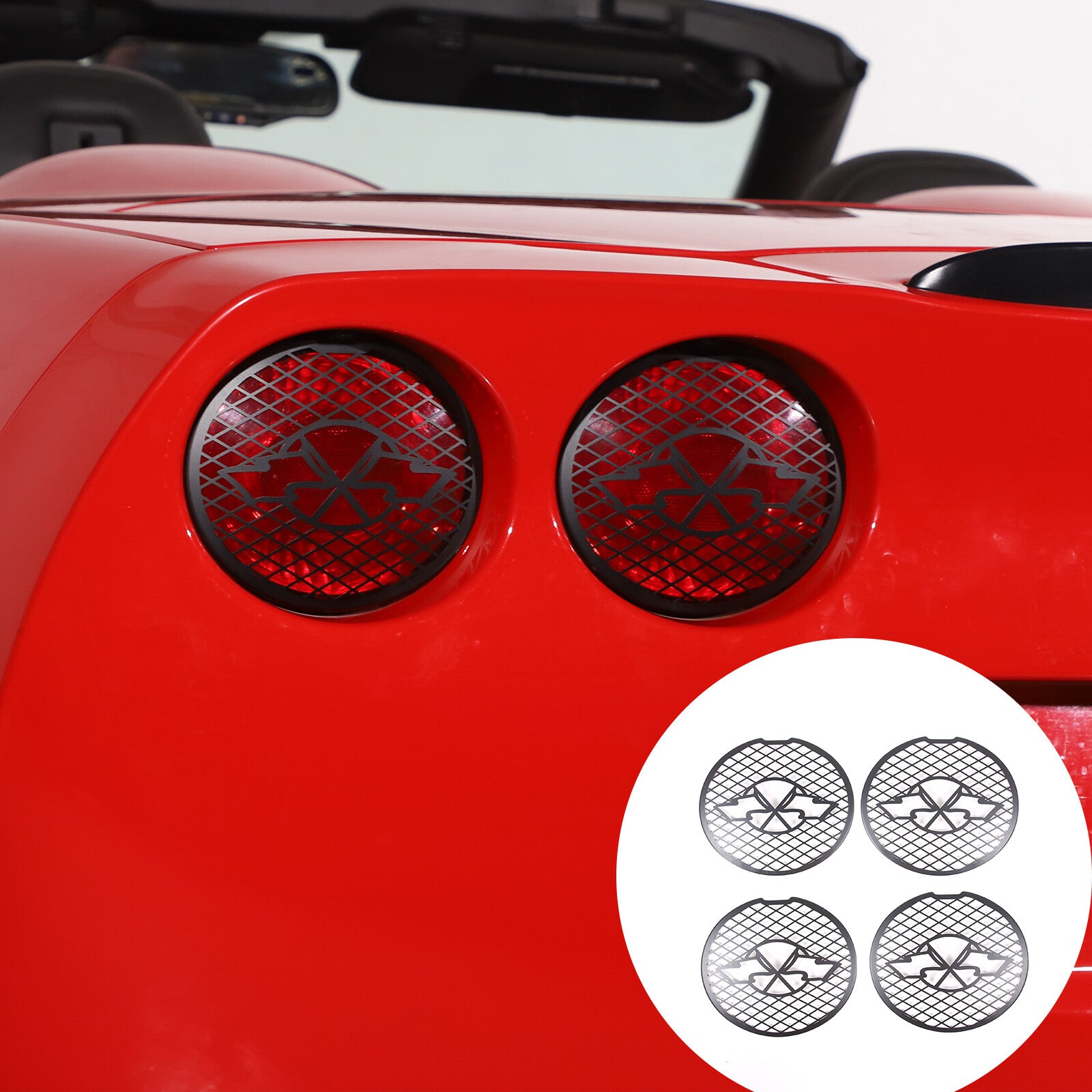 ABS carbon fiber rear bumper side scratch resistant trim suitable  for ford  Maverick 22-23